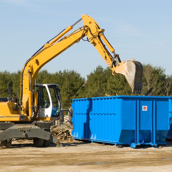 what happens if the residential dumpster is damaged or stolen during rental in Mitchellville